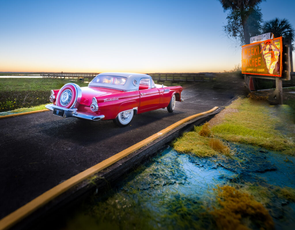 Weeki Wachee Springs
Old Florida Roadside
Florida Billboards
Toy Car Photography
Diorama Photography
