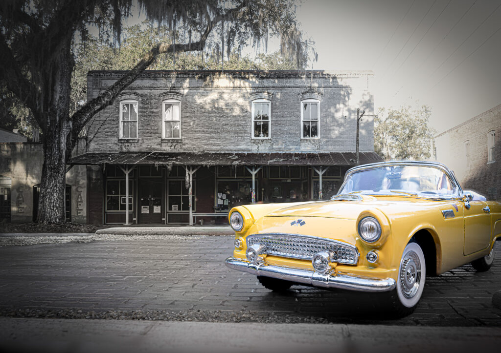 Micanopy Florida
Vintage Florida
Florida Road Trip
Forced Perspective Photography
Die-Cast Car Photography
